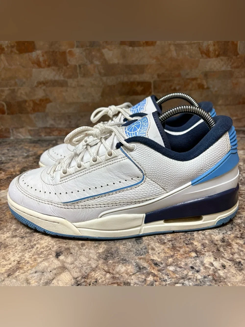 Air Jordan 2/3 UNC White/University Blue Size 8